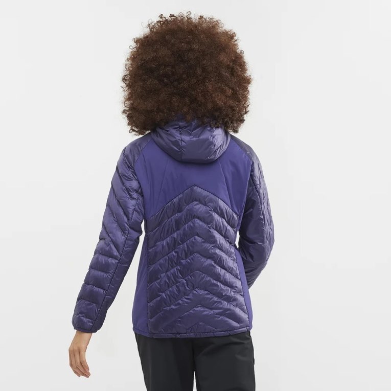 Salomon Outline Primaloft Women's Insulated Jackets Purple | CA 13K48